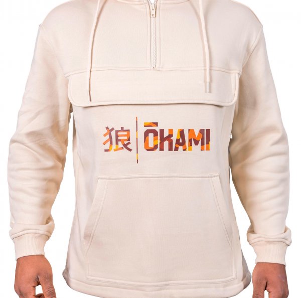 OKAMI Urban Sweat Pull Over Hoody Sand